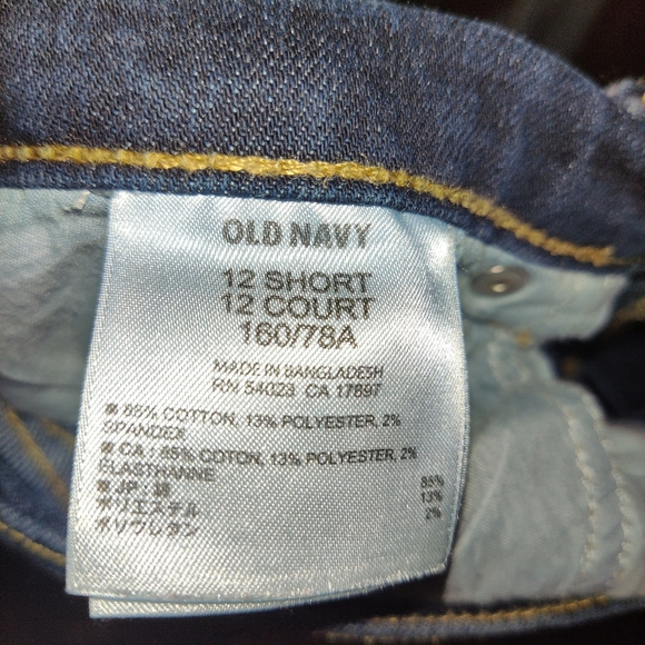 2 pairs of Old Navy jeans women's size 12 short - Picture 8 of 9